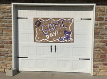 Load image into Gallery viewer, Game Day Banner purple and white