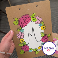 Load image into Gallery viewer, Monogram Clipboard - Wildflowers