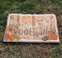 Load image into Gallery viewer, Fall and Football Banner