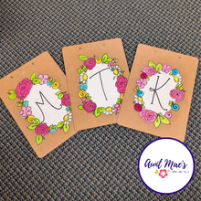 Load image into Gallery viewer, Monogram Clipboard - Wildflowers