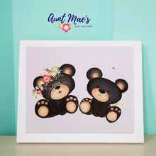 Load image into Gallery viewer, Bear Friends Purple