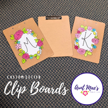 Load image into Gallery viewer, Monogram Clipboard - Wildflowers
