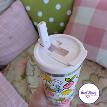 Load image into Gallery viewer, Doodle Cup | Hand-Painted 40oz Leakproof Tumbler | Blush Bloom
